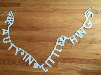 Banner artístico moderno para decoración de habitación de bebé de guardería para habitación de niños Foto 1 de 4