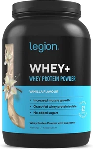 Legion Whey+ Protein Powder 864g/30 Servings - Vanilla flavour - Picture 1 of 1