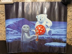 Coca-Cola Polar Bear & Seal Poster - Reinders 2000 - 20"x18" - Picture 1 of 7