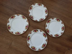Royal Albert Old Country Roses Salad Plates 20.5 cm Diameter x 4 - Picture 1 of 3