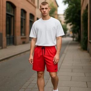 Under Armour Men Regular fit Drawstring Shorts XXL Red Solid NWT - Picture 1 of 3