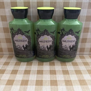 3x Bath & Body Works DISNEY VILLAINS MALEFICENT Body Wash 10 fl oz Plum Berry - Picture 1 of 2