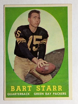 1958 Topps #66 Bart Starr (VGEX) Foto 1 de 2