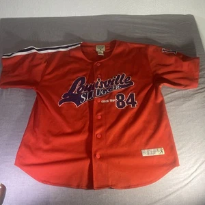 Louisville Slugger Baseball Jersey Mens XL Carl Banks GIII Hillerich & Bradsby - Picture 1 of 16