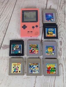 Nintendo Game Boy Pocket Hello Kitty Pink Handheld System & Game Bundle! - Picture 1 of 8