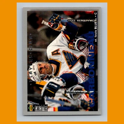 Guy Carbonneau #302 1995-96 Collectors Choice Players Club St. Louis Blues Card - Image 1 of 3