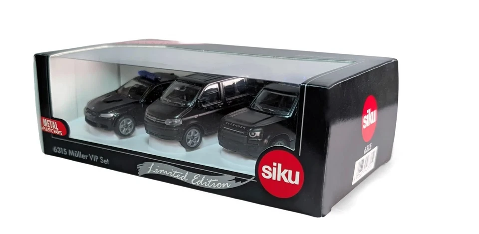 Siku Limited Edition 6315 Müller VIP Set BMW  VW  LAND ROVER  -Sicherheitsdienst - Bild 1 von 1