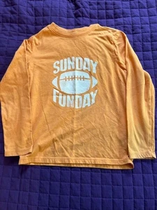 Boy's Cat & Jack Football Long Sleeve Shirt Size S - Picture 1 of 3