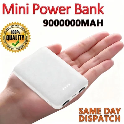 9000000mAh Portable Mini USB LED Power Fast  Bank Charger Battery Pack for Phone - Image 1 of 4