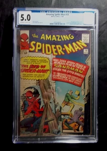 Amazing Spider-man #18 CGC 5.0 Sandman 1st Ned Leeds de colección Marvel Comics 1964 - Imagen 1 de 3