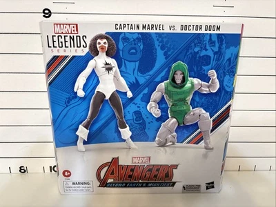 Hasbro Marvel Legends Doctor Doom vs Captain Marvel paquete de 2 Vengadores NUEVO Dr. Doom Foto 1 de 2