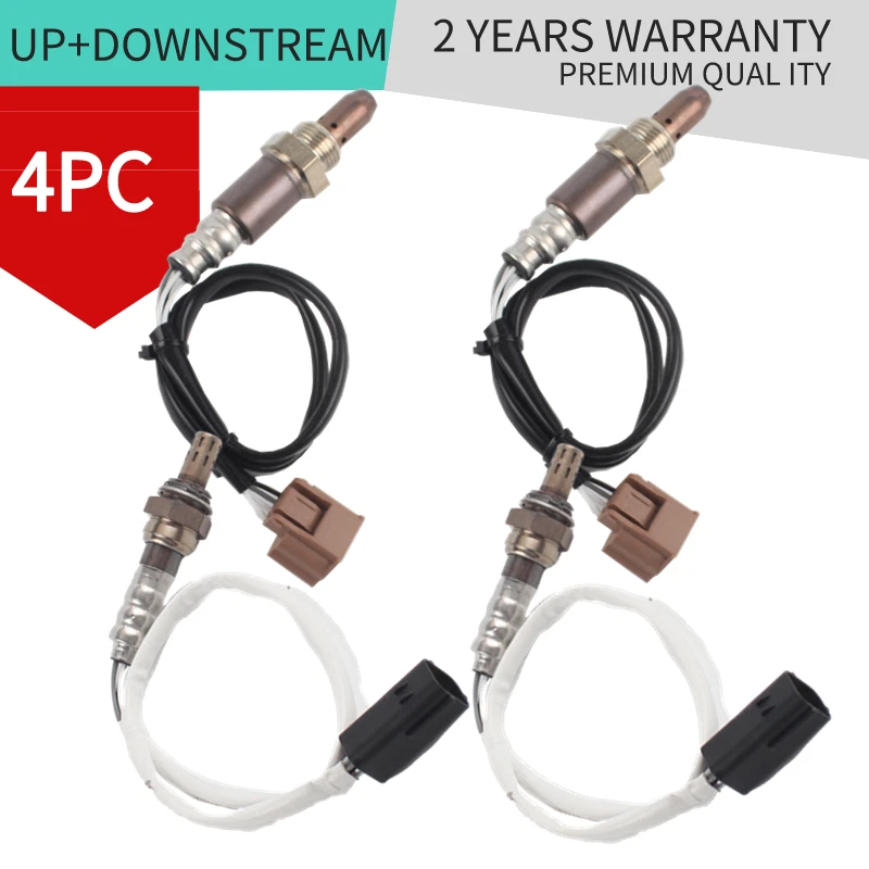 4件装O2 Lambda氧气传感器上游和下游适用于英菲尼蒂QX70 2014 3.7 — 第 1/4 张图片