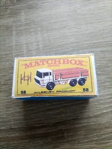 Matchbox Regular Wheels No58 DAF Girder Truck - Replica / Copy Box only - Picture 1 of 3