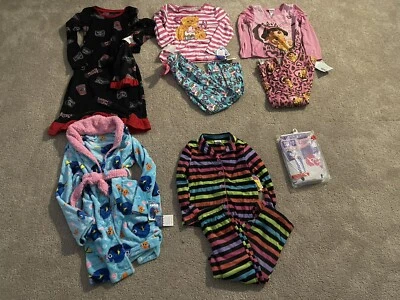 Lote de pijamas novos para meninas tamanho 6 - Imagem 1 de 4