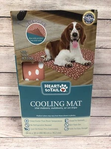 Heart To Tail Cooling Mat NEW 24X30 Inches Reversible Non Toxic - Picture 1 of 4