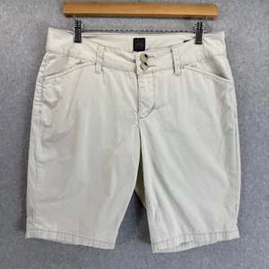 JAG Women Beige Bermuda Shorts Cotton Stretch Summer Casual Size 10 Classic Fit - Picture 1 of 15