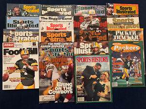 Green Bay Packers Magazine lot Of 18 Issues Sports Illustrated Beckett Athlon