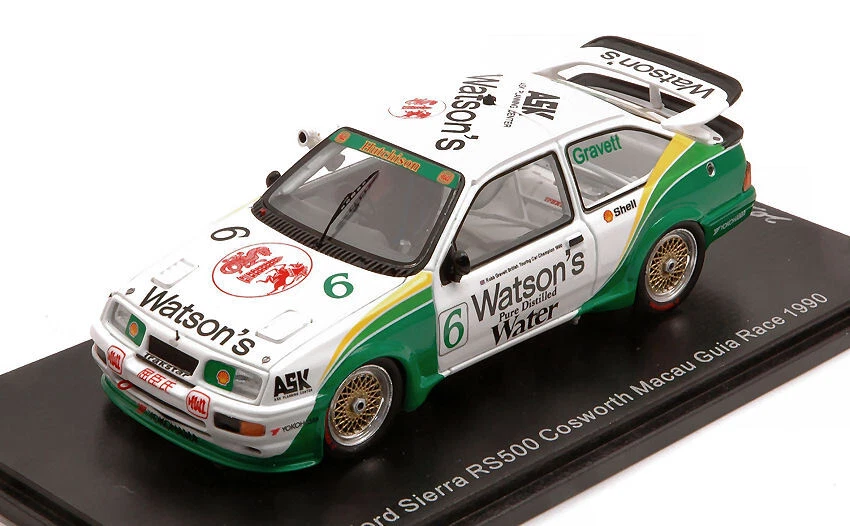 Spark Model FORD SIERRA RS500 COSWORTH N.6 MACAU GUIA RACE 1990 ROBB GRAVETT 1 4