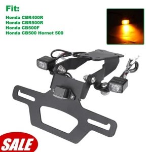 For Honda CBR400R CBR500R CB500F Fender Eliminator Kit w/ Rear LED Signal Lights - Picture 1 of 23