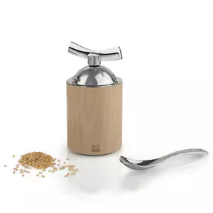 "Molino de semillas de lino/madera natural Peugeot Isen - 18 cm/7" - Imagen 1 de 1