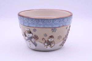 Forest Friends Christmas Bowl All Purpose St. Nicolas Square - 5.5in Wide - Picture 1 of 7