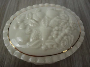 Lenox 1989 Primavera Fruta Jardín Huerto Baratija Caja Anillo Joyería Alijo Maximalista - Imagen 1 de 13