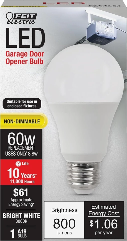 Feit Electric Om60930ca10kled LED A19 3000k