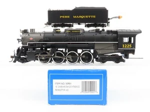 HO Scale Bachmann 50901 PM Pere Marquette 2-8-4 Berkshire Steam #1225 w/ DCC - Picture 1 of 22