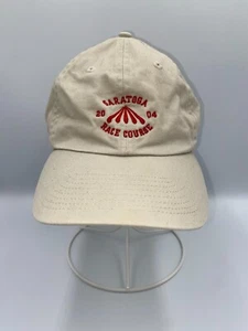 Saratoga Race Course Adjustable Strapback Hat Cap Beige - Picture 1 of 5
