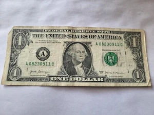 2017 Fancy Serial Number $1 Dollar ends with 911 rememberance series - Picture 1 of 2