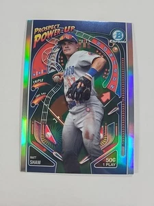 2024 Bowman Baseball Prospect Power-Up Matt Shaw #PP-16  - Picture 1 of 2