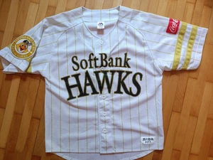 Majestic Japan SoftBank Hawks Takano Saiten 2018 Baseball Jersey - White Size S - Picture 1 of 8