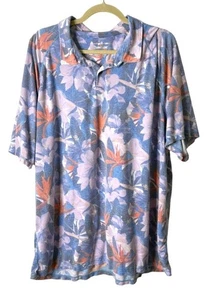 Tommy Bahama IslandZone Poloshirt Rainforest Floral Kurzarm Herren Größe XXXL - Bild 1 von 6