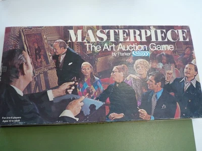Vintage Masterpiece The Art Auction Board Game Complete - Image 1 of 4