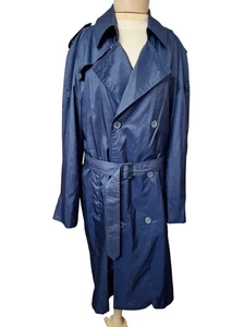 Vintage 90s Misty Harbor Duckwear Lightweight Rain Coat Trench Coat Womens XL/1X - Picture 1 of 16