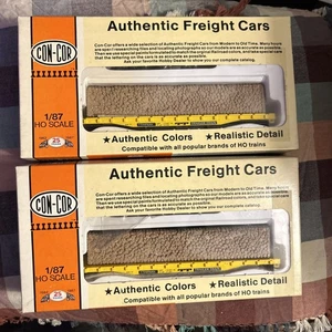HO Con Cor 54’ Pulpwood Car Kit. Set Of 2 New - Picture 1 of 2