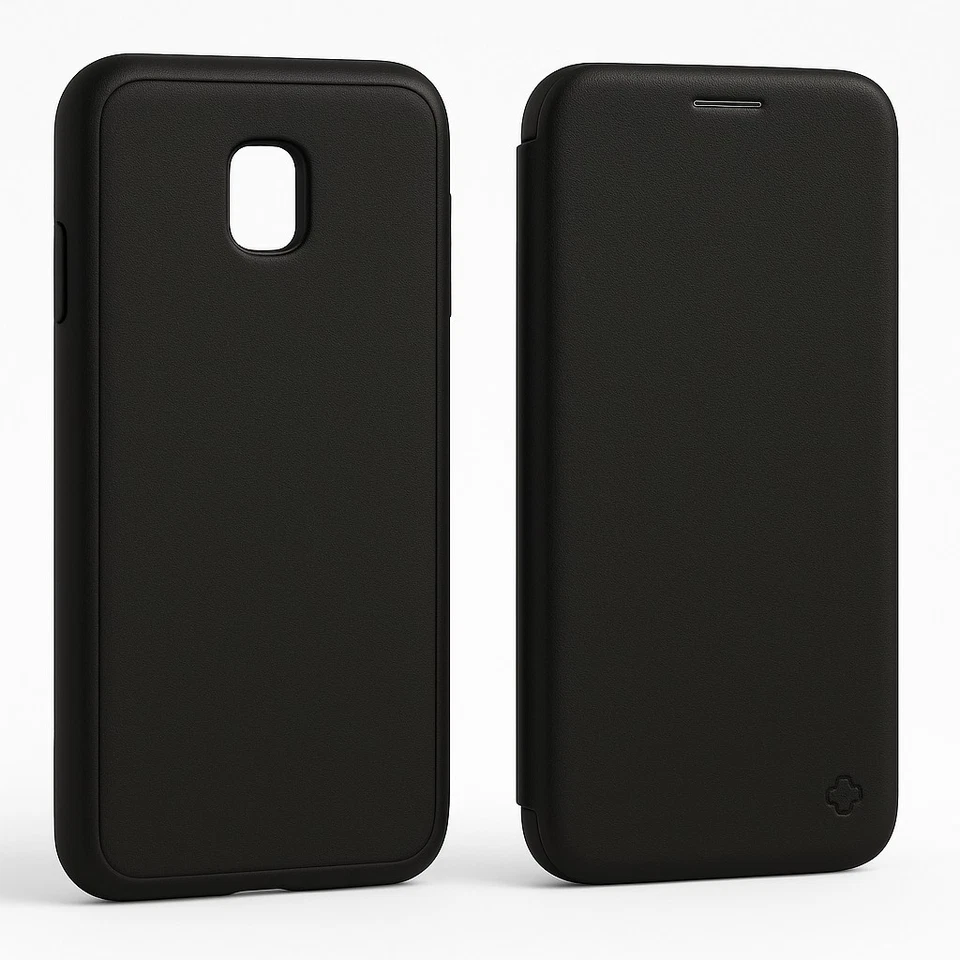 CUSTODIA COVER A LIBRO ECOPELLE CON CHIUSURA MAGNETICA SAMSUNG J3 2017 - Immagine 1 di 1