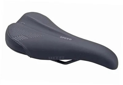  Selim de bicicleta Speed Comfort, selim absorvente de choque, composto duplo aço macio - Imagem 1 de 4