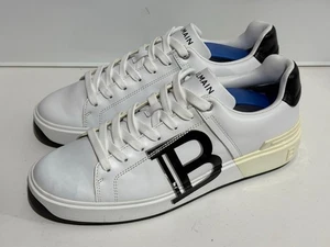 Balmain Men's B-Court White Sneakers Size 10 US - Picture 1 of 18
