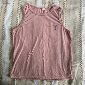 Shein Boy’s Light Red Summer Palm Tree Graphic Tank Top Size 13-14 Year - Picture 1 of 5