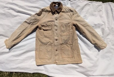 Chaqueta Big Ben Chore Denim Manta Forrada Vintage Años 80 Marrón Talla 40 Larga Foto 1 de 4