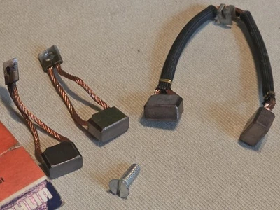 NOS FORD Vintage Starter Brush Set Kit  1961-78 Echlin NAPA F-505 Made in USA - Image 1 of 4