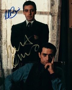 Al Pacino Robert DeNiro 8x10 autographed Picture signed Photo COA included - Picture 1 of 1
