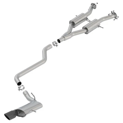 Escape trasero Borla 140748BC tipo S Cat para Jeep Grand Cherokee 2014-2021 3,6 L V6 Foto 1 de 4