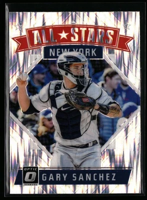 Gary Sanchez 2018 Donruss Optic #167 Shock Prizm All-Stars New York Yankees - Image 1 of 2