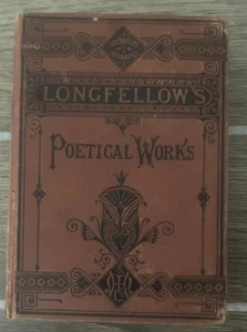 1880 The Complete Poetical Works of Henry Wadsworth Longfellow Antique Book - Picture 1 of 11