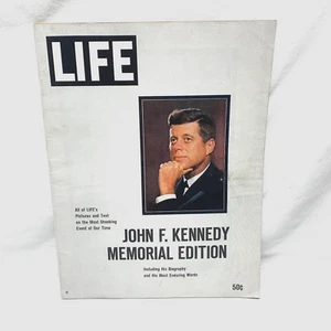 John F. Kennedy Life Magazine Memorial Edition RARE PRESIDENT HISTORY BOOK EUC - Picture 1 of 2