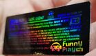 1 Nintendo Game Boy Color Light CGB-101 HOLOGRAPHIC FUNNY PLAYING IPS LABEL ONLY
