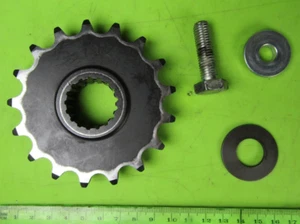 2009 BMW F 650 Motorcycle 17 tooth Front Drive Sprocket w/ Bolt & Washers - Picture 1 of 3