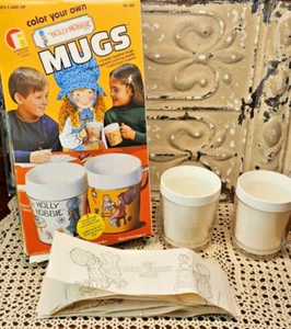 Rare Vintage Holly Hobbie Color Your Own Mug Kit w/ Original Box (read) - Bild 1 von 7
